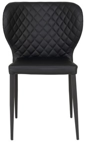 Čierne jedálenské stoličky v súprave 4 ks Pisa – House Nordic