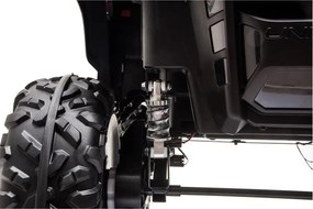 LEAN CARS Akumulátorové vozidlo Mercedes Unimog S, červené