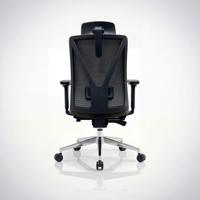 Ergonomická kancelárska stolička hnedá VECTOR