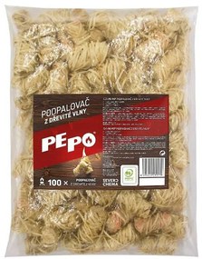 PE-PO Podpalovač z drevitej vlny 100 ks