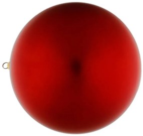 DECOLED Plastová guľa, priemer 40 cm, červená, lesklá, UV