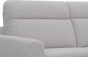 Rozkladacia pohovka na trvalé spanie Georgia, achátovo šedá tkanina