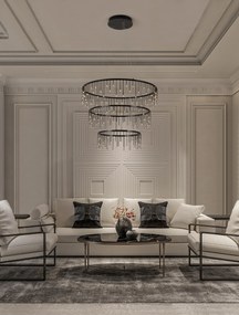 LED stmievateľný Luster Stellar 3 čierna