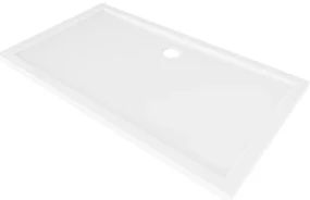 Mexen, Mexen Flow obdĺžniková sprchová vanička slim 160 x 85 cm, biela lesklá, 46R108516