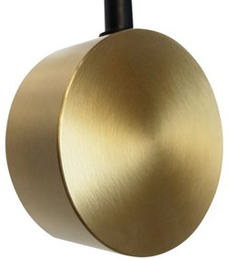 Toolight Toolight, LED nástenné svietidlo, 13W, APP1600-W, čierna-zlatá matná, OSW-01592