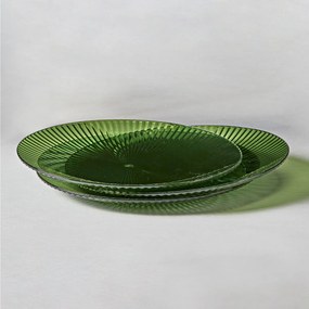 4 dezertné taniere "Krištáľ" priemer 26 cm
