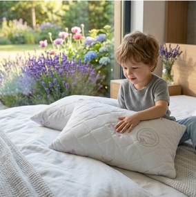 Vankúš 50x70 prešívaný antialergický Lavender EMI 1+1 ZADARMO