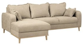 Béžová rohová pohovka (ľavý roh) Beata - Ropez