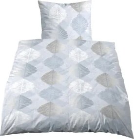 Biber obliečky Jesenné lístie, svetlo modré%