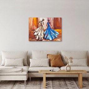 Obraz - Tanečnica, olejomaľba (70x50 cm)