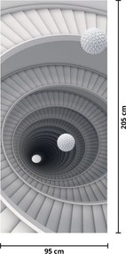 Fototapeta na dvere - 3D abstrakcia (95x205cm)