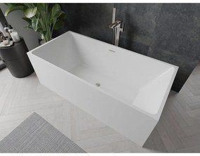 Mexen Nita, voľne stojaca vaňa 170 x 80 cm, biela, brúsená oceľ prepad, 52091708000-97