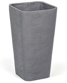 Kvetináč obdĺžnikový XXL, 41 x 41 x 75 cm, sivá