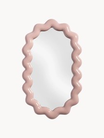 Oválne nástenné zrkadlo Zigzag