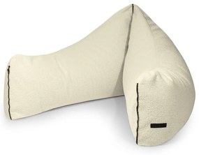 Krémový detský sedací vak z textílie buklé Clip Clap 115 – SLOWDOWN