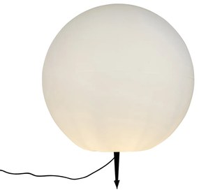 Moderná vonkajšia lampa biela 77 cm IP65 - Nura
