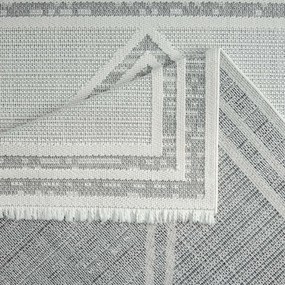 Dekorstudio Moderný koberec LINDO 8853 - sivý Rozmer koberca: 120x170cm
