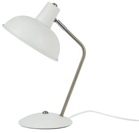Biela stolová lampa Leitmotiv Hood