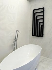 Regnis Kreon, vykurovacie teleso 550x1000 mm, 548W, čierna matná, KR100/55/ELEKTRICKY/BLACK