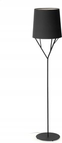 Stojacia lampa Faro Tree čierna, oceľ, E27, 2m kábel, moderný design