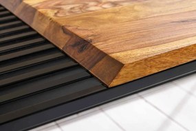Dizajnový konferenčný stolík Haines 100 cm Sheesham