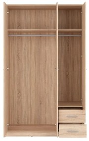 Šatníková skriňa BRW Nepo Plus 36 (dub sonoma) . Akcia -34%. Vlastná spoľahlivá doprava až k Vám domov. 1098442