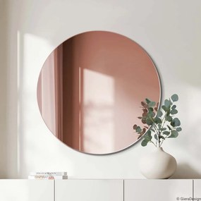Zrkadlo Round Copper Rozmer: Ø 120 cm