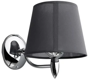Sapho Sapho, HANBO nástenné svietidlo E27, 60W, 230V, chróm, AU526