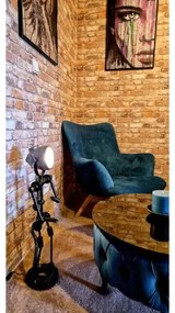 Industry stojaca lampa BLACK ROBOT 80*30