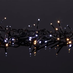 Svetelná reťaz vnútorná / vonkajšia teplá + studená biela 1512 LED