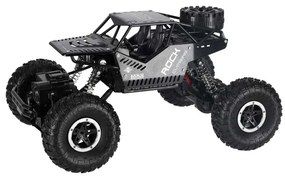 KIK Diaľkovo ovládané RC Horolezecké auto 4x4 Crawler 2v1 (pásy/kolesá) čierne 2,4 GHz