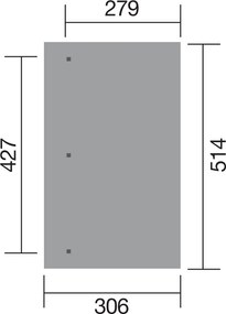 WEKA Drevená záhradná pergola 671 (5,1x3 m)