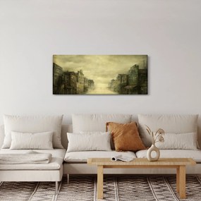 Obraz westernového mestečka (120x50 cm)