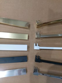 Erga Paris, stabilizačná vzpera pre sprchové zásteny s hrúbkou skla 8mm, dĺžka max. 150cm, chrómová, ERG-V02-PARIS-BAR-CR