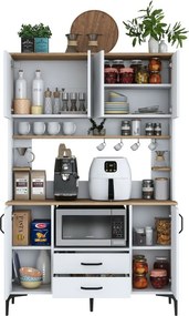 Skriňa Jedy Walnut and White