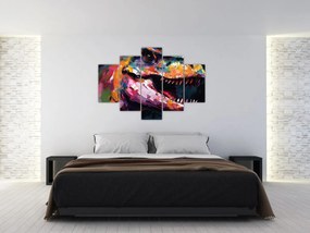 Obraz - Dinosaurus, maľba (150x105 cm)