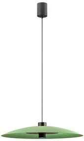 Redo 01-3019-LED Luster na lanku LARS LED/14W/230V+LED/10W pr. 60cm CRI90 zelený