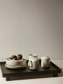 ferm Living Jedálenská misa Sekki kamenina krémová 18 cm