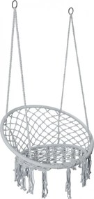 Závesné kreslo Stork Togo sivé