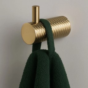 Kúpeľňový vešiak REA PRISM 6606 zlatý kartáčovaný