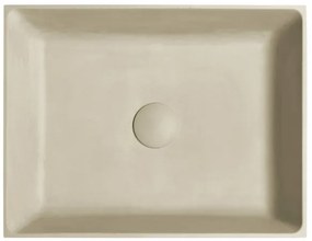 Sapho - Umývadlo na dosku FORMIGO 47,5x36,5 cm betón/béžová