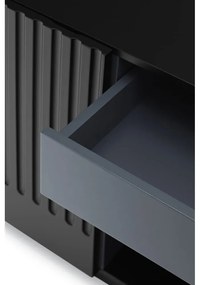 Čierny príborník Teulat Doric, šírka 150 cm