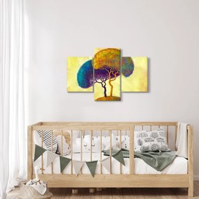 Obraz - Stromy na kopci (90x60 cm)