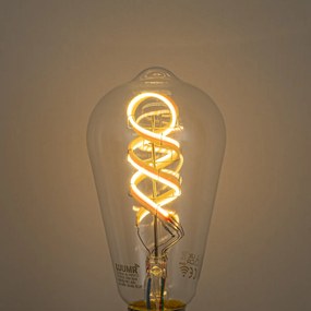 Inteligentné stmievateľné LED žiarovky E27 ST64 číre RGBW 4W 250lm 2700K