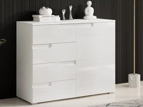 Skrinka Spice, lesklá biela%