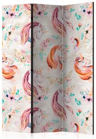 Artgeist Paraván - Pastel Unicorns [Room Dividers]