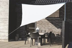 Tieniaca plachta na terasu - trojuholník - 3,6m - sivá (180g/m2)