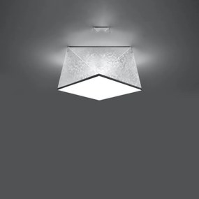 Sollux Lighting Stropné svietidlo HEXA 25 strieborné