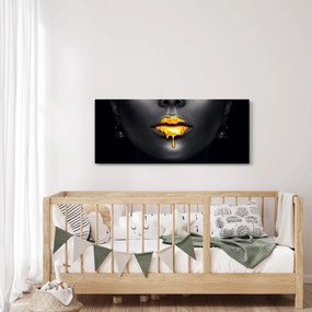 Obraz - Pery ženy (120x50 cm)