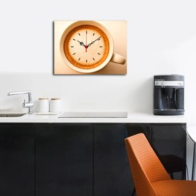 Dekorativní nástěnné hodiny Cofei béžové